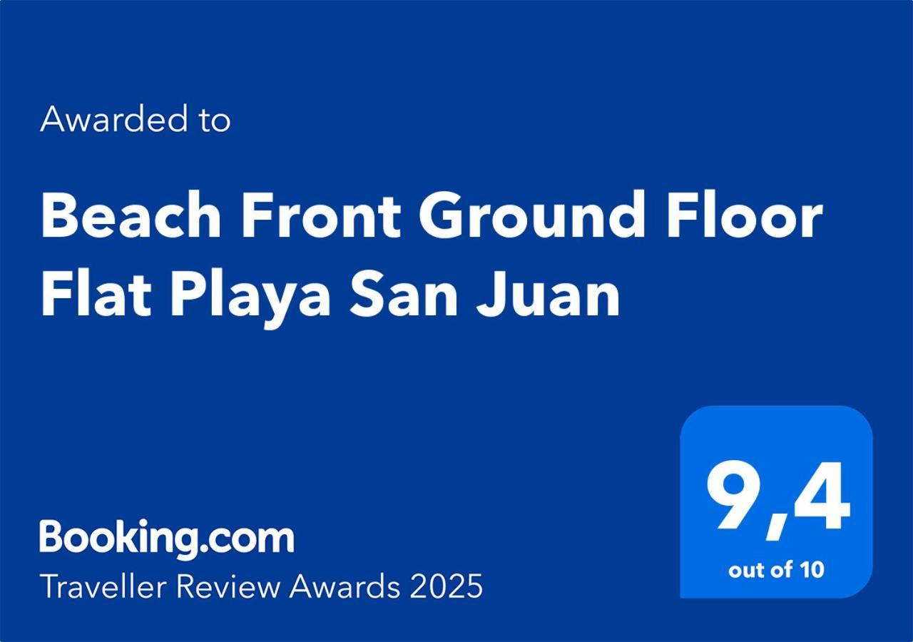 Beach Front Ground Floor Flat Playa San Juan El Campello Exteriör bild