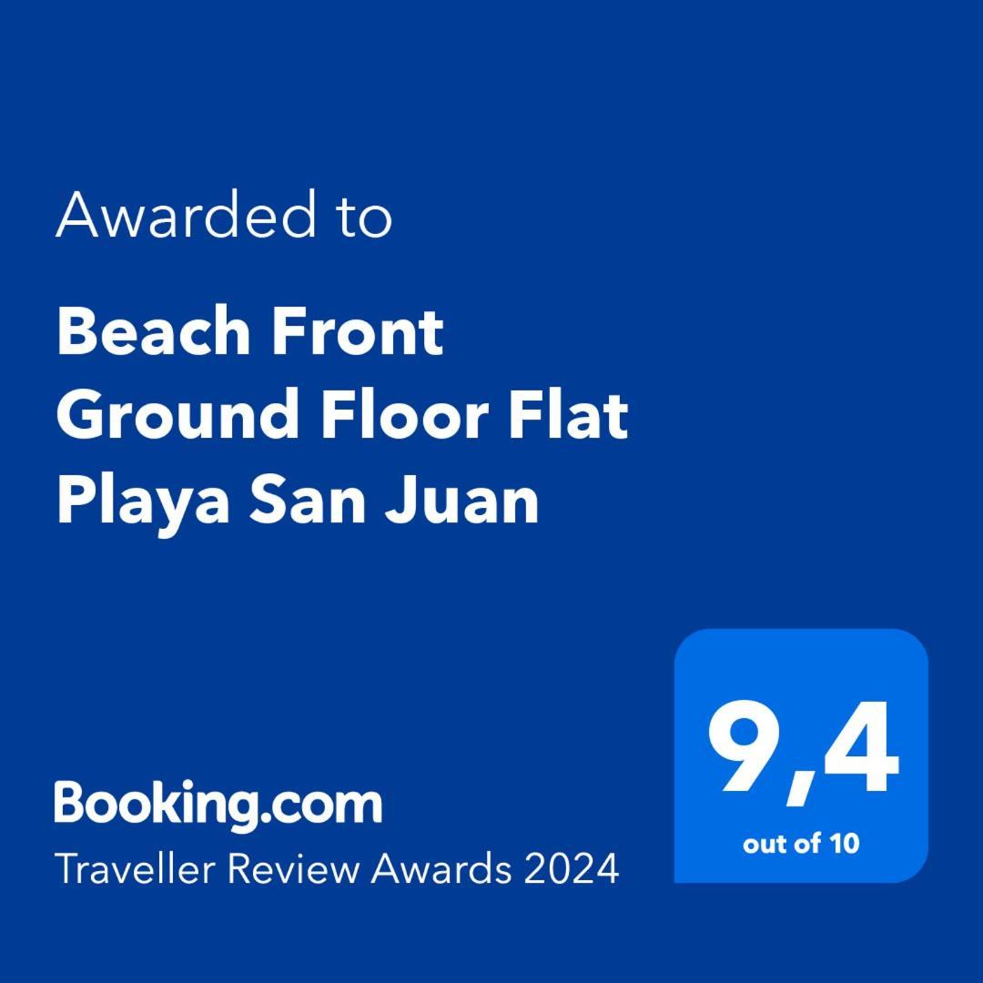 Beach Front Ground Floor Flat Playa San Juan El Campello Exteriör bild